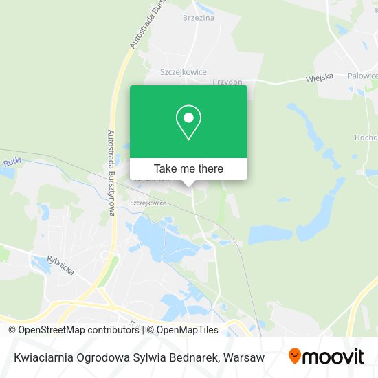 Kwiaciarnia Ogrodowa Sylwia Bednarek map