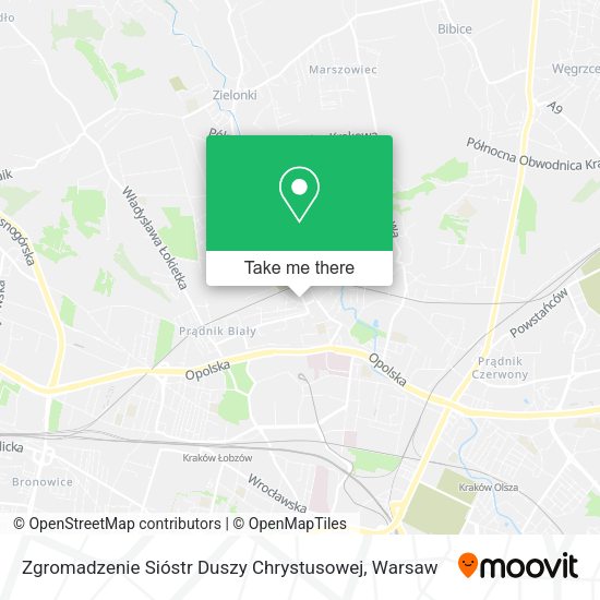 Карта Zgromadzenie Sióstr Duszy Chrystusowej