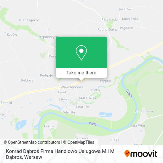 Konrad Dąbroś Firma Handlowo Usługowa M i M Dąbroś map