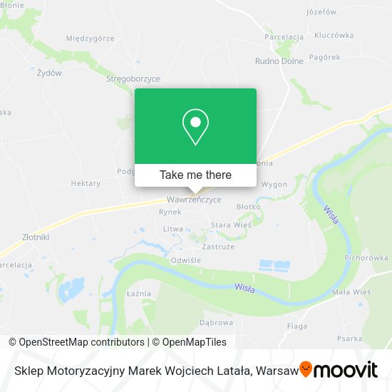 Sklep Motoryzacyjny Marek Wojciech Latała map