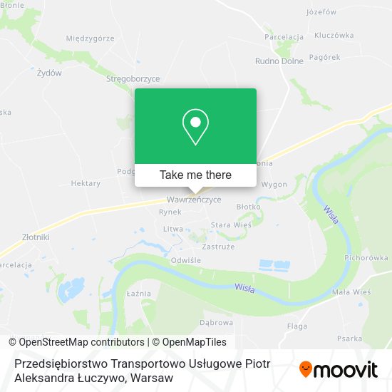 Przedsiębiorstwo Transportowo Usługowe Piotr Aleksandra Łuczywo map