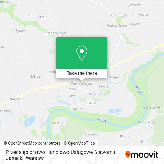 Przedsiębiorstwo Handlowo-Usługowe Sławomir Janecki map