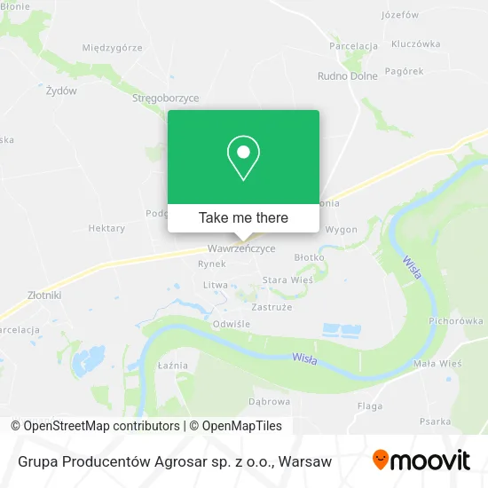 Карта Grupa Producentów Agrosar sp. z o.o.