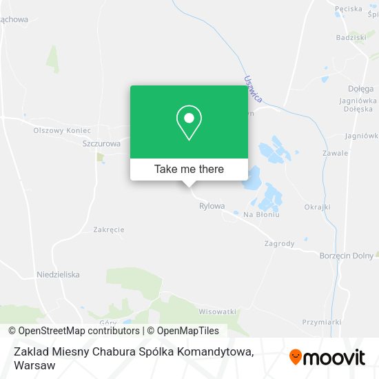 Zaklad Miesny Chabura Spólka Komandytowa map