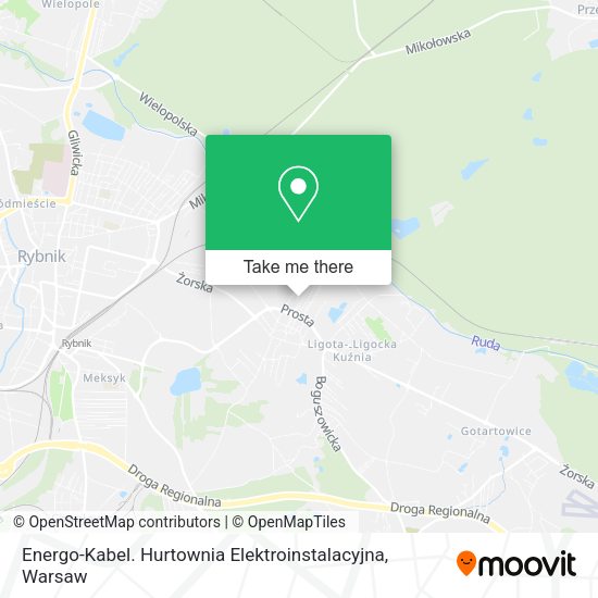 Energo-Kabel. Hurtownia Elektroinstalacyjna map