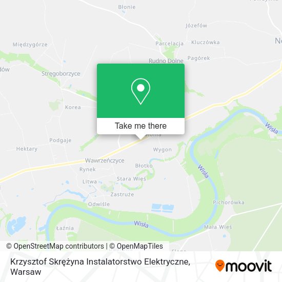 Krzysztof Skrężyna Instalatorstwo Elektryczne map