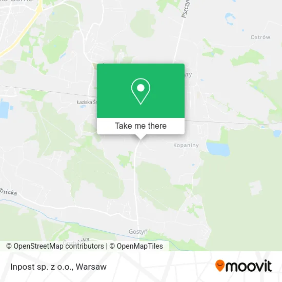 Карта Inpost sp. z o.o.