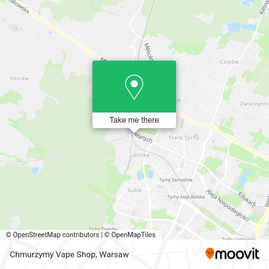 Chmurzymy Vape Shop map