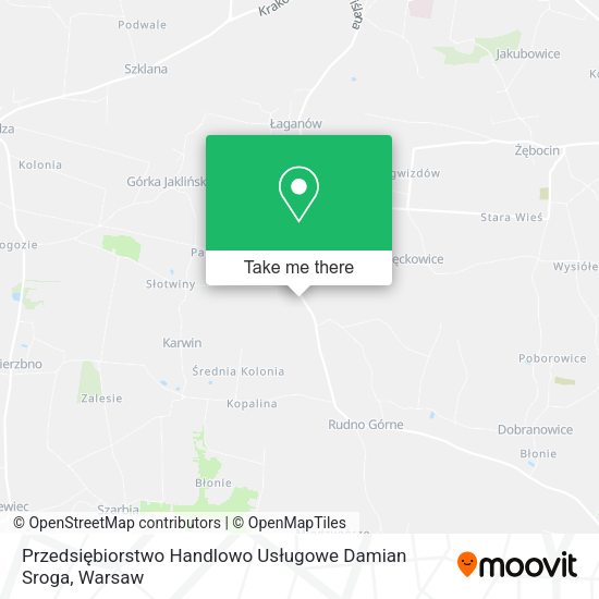 Przedsiębiorstwo Handlowo Usługowe Damian Sroga map