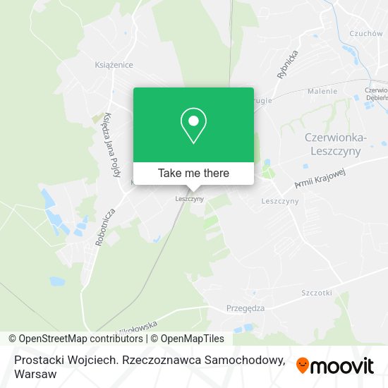 Prostacki Wojciech. Rzeczoznawca Samochodowy map