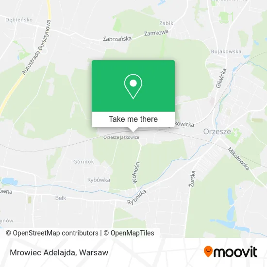 Карта Mrowiec Adelajda