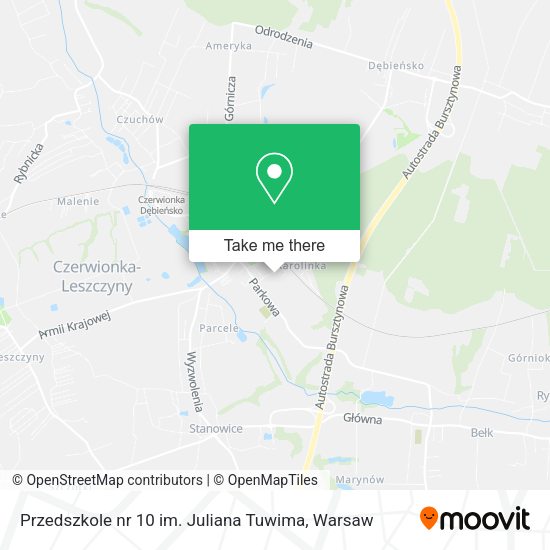 Przedszkole nr 10 im. Juliana Tuwima map