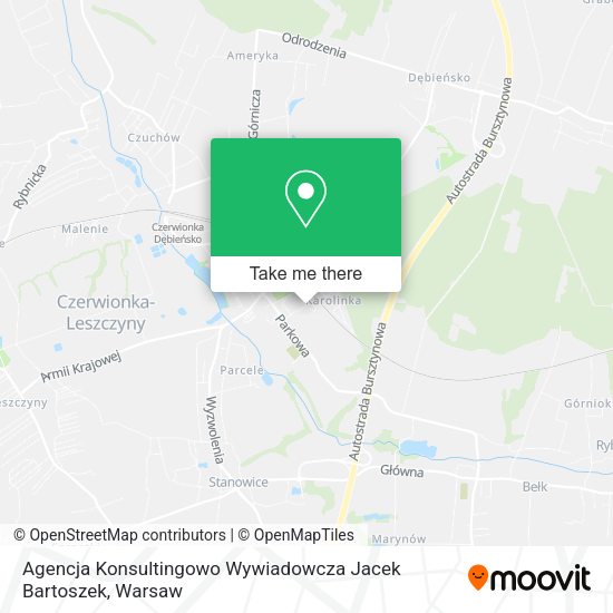 Agencja Konsultingowo Wywiadowcza Jacek Bartoszek map