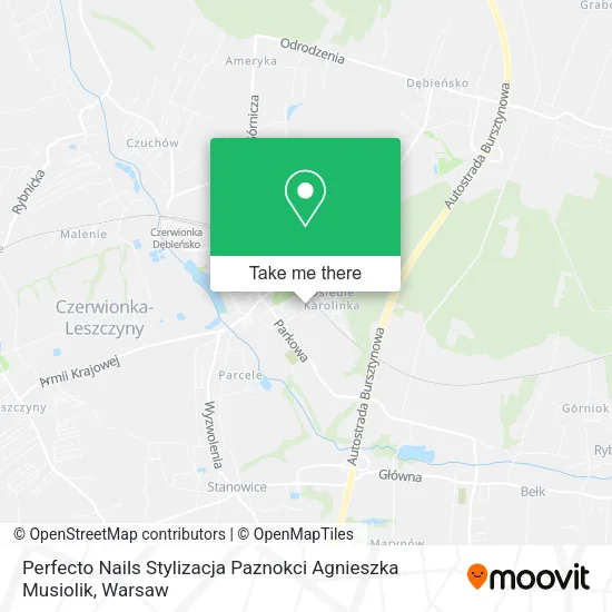 Карта Perfecto Nails Stylizacja Paznokci Agnieszka Musiolik