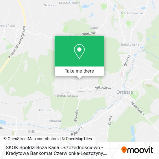 SKOK Spóldzielcza Kasa Oszczednosciowo - Kredytowa Bankomat Czerwionka-Leszczyny map