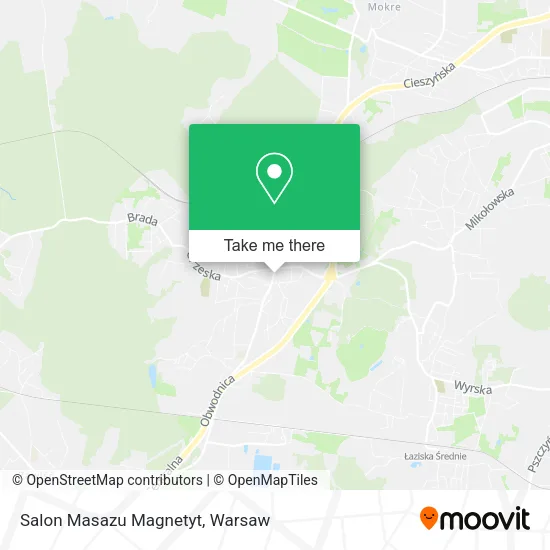 Карта Salon Masazu Magnetyt