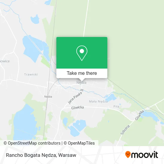 Rancho Bogata Nędza map