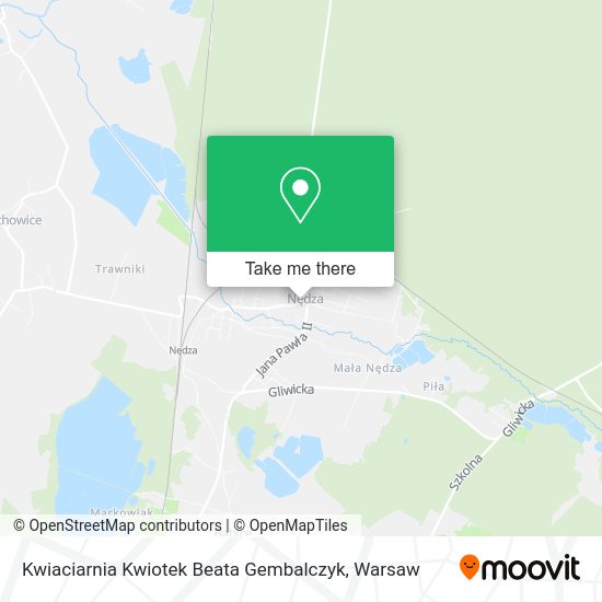 Kwiaciarnia Kwiotek Beata Gembalczyk map