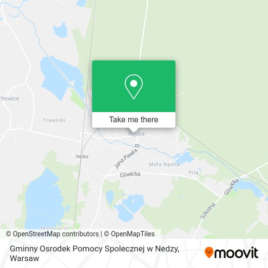 Gminny Osrodek Pomocy Spolecznej w Nedzy map