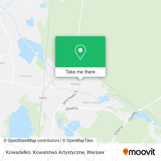 Kowadełko. Kowalstwo Artystyczne map