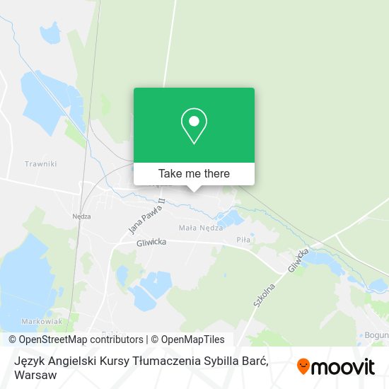 Język Angielski Kursy Tłumaczenia Sybilla Barć map