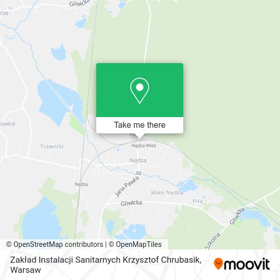 Zakład Instalacji Sanitarnych Krzysztof Chrubasik map