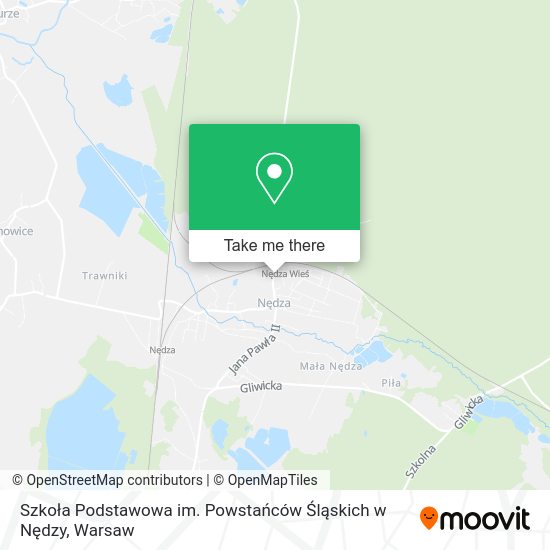 Szkoła Podstawowa im. Powstańców Śląskich w Nędzy map