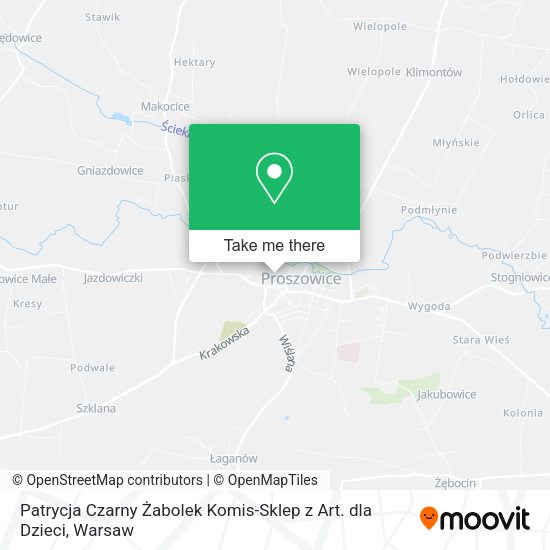 Patrycja Czarny Żabolek Komis-Sklep z Art. dla Dzieci map