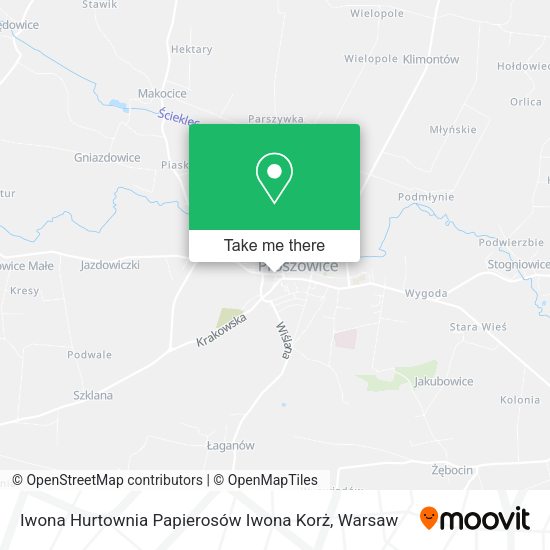 Iwona Hurtownia Papierosów Iwona Korż map