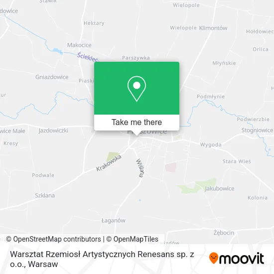 Warsztat Rzemiosł Artystycznych Renesans sp. z o.o. map