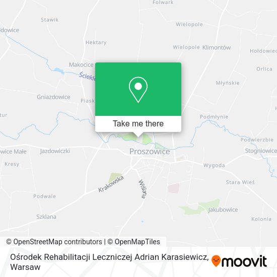 Ośrodek Rehabilitacji Leczniczej Adrian Karasiewicz map