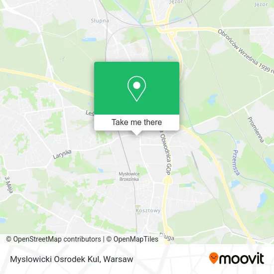 Карта Myslowicki Osrodek Kul