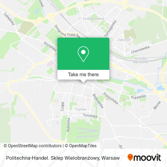 Politechna-Handel. Sklep Wielobranżowy map