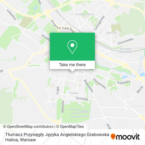 Tłumacz Przysięgły Języka Angielskiego Grabowska Halina map