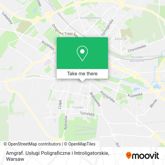 Amgraf. Usługi Poligraficzne i Introligatorskie map