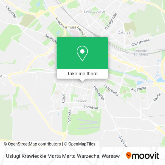 Usługi Krawieckie Marta Marta Warzecha map