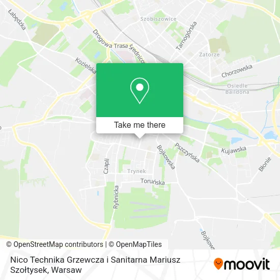 Nico Technika Grzewcza i Sanitarna Mariusz Szołtysek map