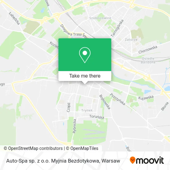 Карта Auto-Spa sp. z o.o. Myjnia Bezdotykowa
