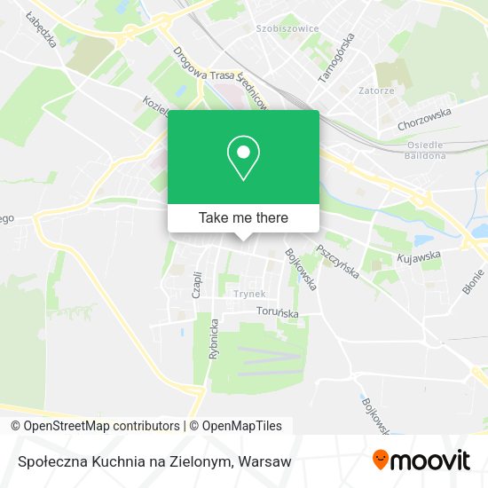 Społeczna Kuchnia na Zielonym map