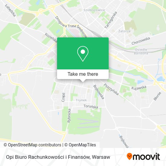 Opi Biuro Rachunkowości i Finansów map