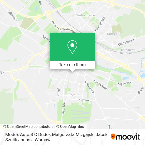 Modex Auto S C Dudek Malgorzata Mizgajski Jacek Szulik Janusz map