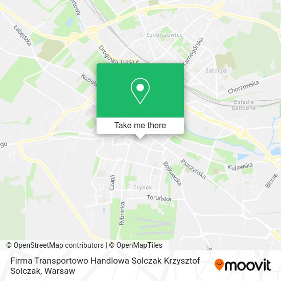 Карта Firma Transportowo Handlowa Solczak Krzysztof Solczak