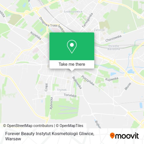 Forever Beauty Instytut Kosmetologii Gliwice map