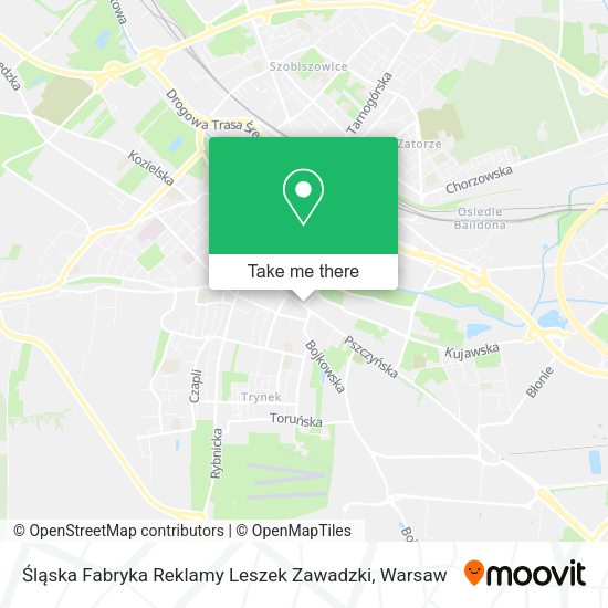 Śląska Fabryka Reklamy Leszek Zawadzki map