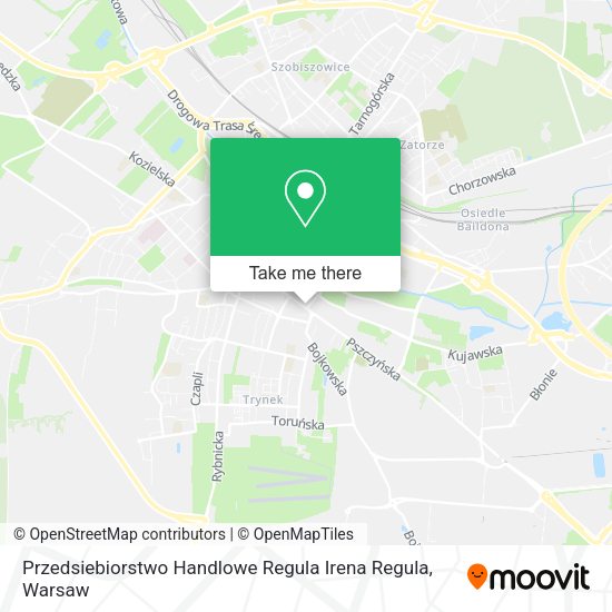 Przedsiebiorstwo Handlowe Regula Irena Regula map