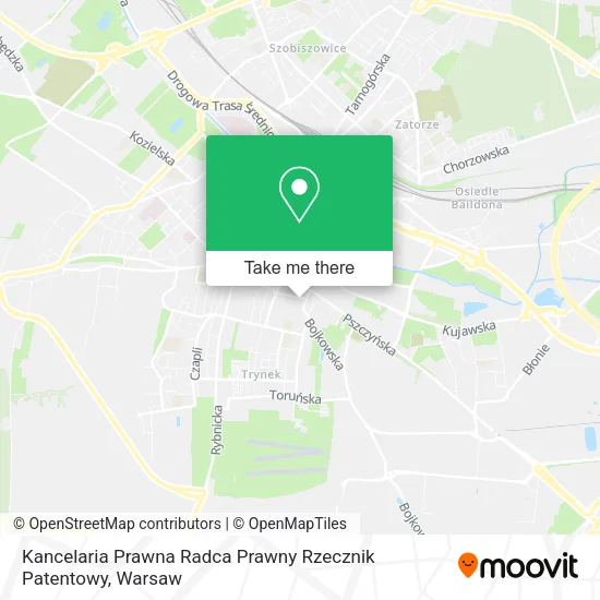 Kancelaria Prawna Radca Prawny Rzecznik Patentowy map