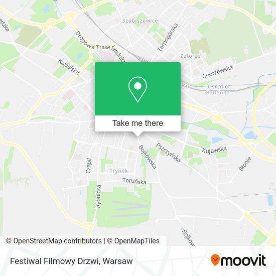 Festiwal Filmowy Drzwi map