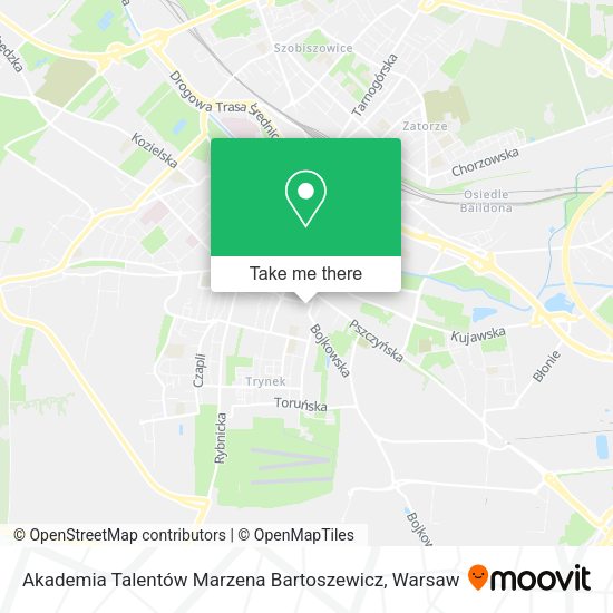 Akademia Talentów Marzena Bartoszewicz map