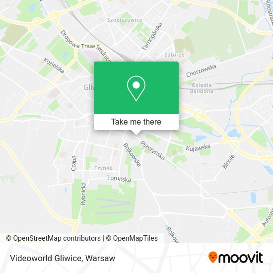 Videoworld Gliwice map