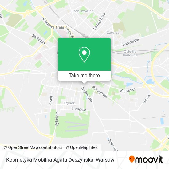 Kosmetyka Mobilna Agata Deszyńska map